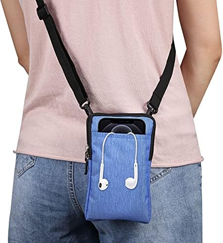 SZCINSEN Мултифункционален Портфейл-стойка за телефон Мъжки Малка Чанта През рамо за мобилен телефон, Холщовая Мини-Пътната