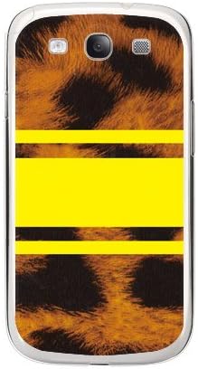 Втора кожа ROTM Леопард Жълт цвят (прозрачни) Дизайн от ROTM/за Galaxy S III SC-06D/docomo DSCGS3-PCCL-202-Y389