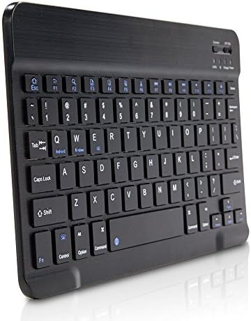 Клавиатура BoxWave е Съвместима с BLU G91 Max (клавиатура от BoxWave) - Bluetooth клавиатура SlimKeys, Преносима клавиатура