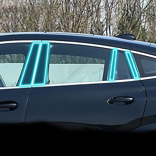 GZGZ Автомобили Външна Прозорец Стойка за Кола, Защитно Фолио от TPU Срещу Драскотини, за BMW G06 X6 2019-2022