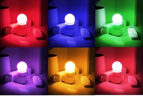 Цветни крушки BHMAOYN® LED, 5 W = 40 W, Червени, Сини, Зелени, Розови, Синьо-Жълти електрически Крушки, Цокъл E26, за
