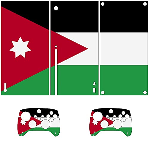 Йордания Flag Скинове за конзолата Xbox серия X И контролер Vinyl Стикер на корицата с участието на хартата на Йордания (Xbox X серия)
