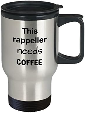 Подарък за пътна чаша за катерачи, Това альпинисту нужда от кафе, Кафеена чаша от неръждаема стомана за 15 мл с капак, Подарък чаша за катерачи, Кафеена чаша от неръжд