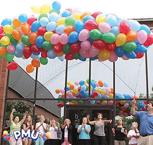 Бала балон PMU - Множество мрежа за балони - Бала балон за рожден Ден, абитуриентски, новогодишни партита, EZ500