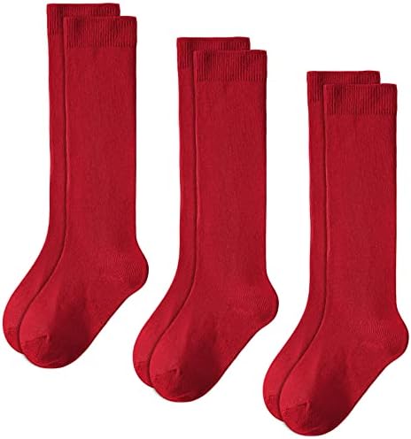 BOOPH Детски Чорапи и Чорапогащи до коляното Чорапи За Момчета И Момичета Училищни униформи Чорапи До средата на Прасците