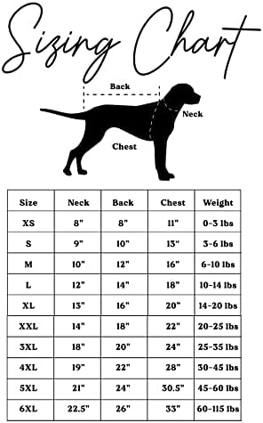 Размери на тениски за кучета-собутыльников за кученца, играчки и големи породи (Черна, 6X-Large 11)
