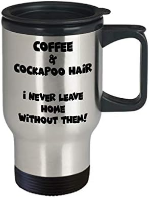 Пътна чаша Cockapoo - Забавна и хубава Чаша за чай и кафе Е идеален за пътуване И подаръци