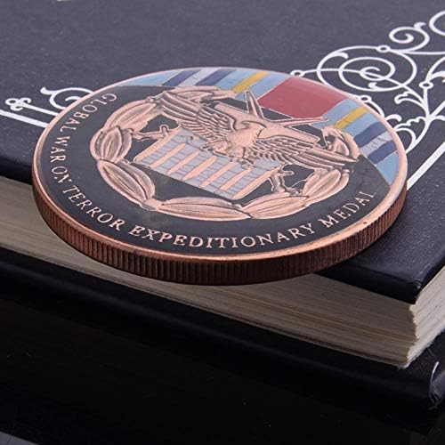 Глобалната Экспедиционная Медал по борба с тероризма Сувенирни Монети С Бронзов покритие Колекционерско Изкуството на Военна Възпоменателна Монета на Съединени?