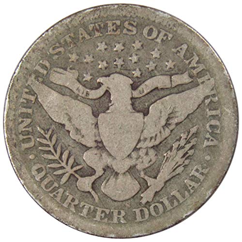 1909 Barber ' S Quarter AG ЗА Добра от 90% от Сребърна Монета американски тип 25в, Колекционерски