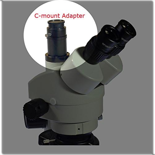 Цифров Промишлен Микроскоп, Камера Стерео Микроскоп 1/1 CTV CCD Адаптер C-Mount 25 мм до 28 мм Жак