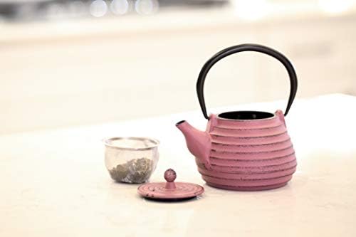 Чугун чайник Ja by Frieling, Nabe Lavender с приготвяне на чай от Неръждаема стомана, 17 грама.