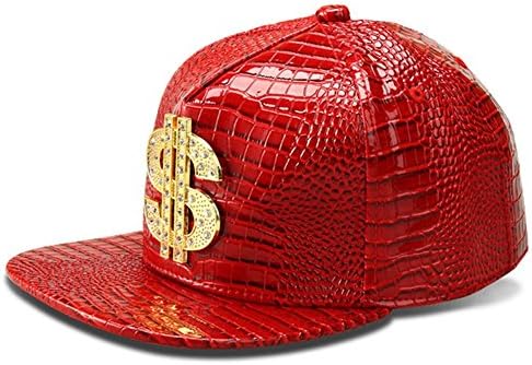 FuZhiBang NYU14 Нови бейзболни шапки с крокодилска кожа, шапка с плоска периферия в стил хип-хоп, една шапка от сплав