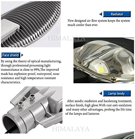 Toika Открит Led Улично Осветително Led Пътен Лампа Водоустойчива IP65, 30 W, 50 w 100 W 150 W Промишлен Лампа, Градинска