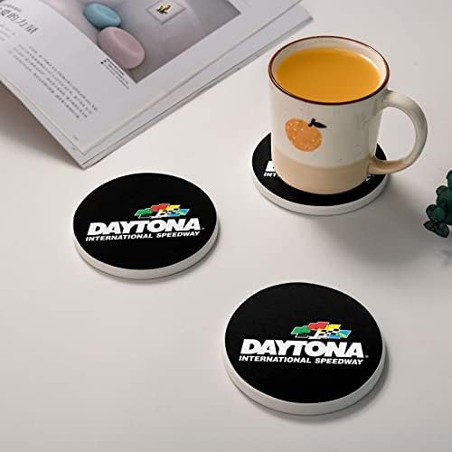 Daytona International Speedway Цели Кръгла Диатомитовая Поставка за напитки, Абсорбиращи за вида Чаши, Защита на плота