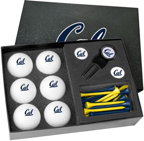 Подаръчен комплект Venture Golf Classic California Златни Мечета от половин дузина предмети с Инструмент Divot Tool RD-1