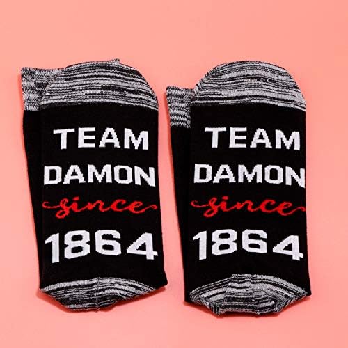 LEVLO Vampire Fans Подарък Екипът на Damon От 1864 Памучни Чорапи В стил Вампири Подаръци