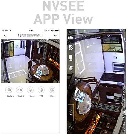 IP камера REVOTECH PoE за помещения, обектив 3.6 мм, тип детектор за дим, Помещение за Сигурност P2P H. 265, 3-Мегапикселова камера за видеонаблюдение, без нощно виждане (I239-P-FHW)
