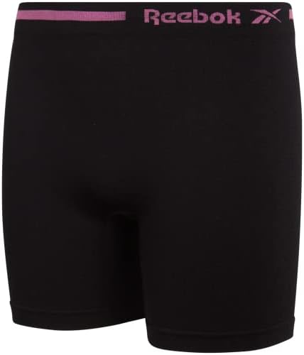 Бельо Reebok за момичета - Безшевни къси панталони за детска площадка с дълги штанинами (8 опаковки)