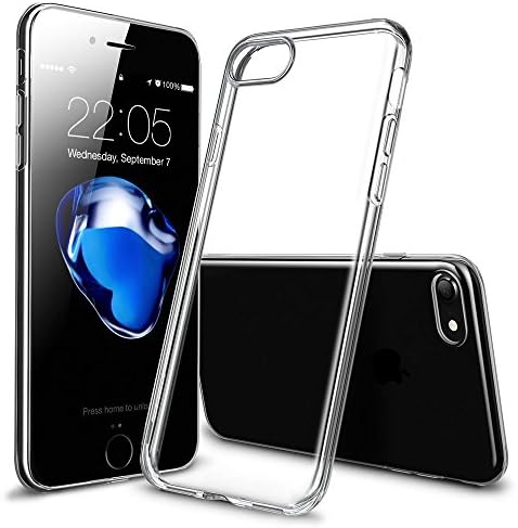 Ультратонкая Облегающая Лека делото от прозрачен TPU [Устойчиво на надраскване, кристално чисти] Прозрачна Гъвкава Гумена Гел Мека Защитна Обвивка за iPhone Apple 7 4.7 г. С?
