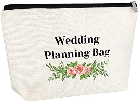 Gfhzdmf Bride Vibes Подарък Чанта за планиране на Сватбата Благодарственный Подарък Свадебному Планировщику Косметичка