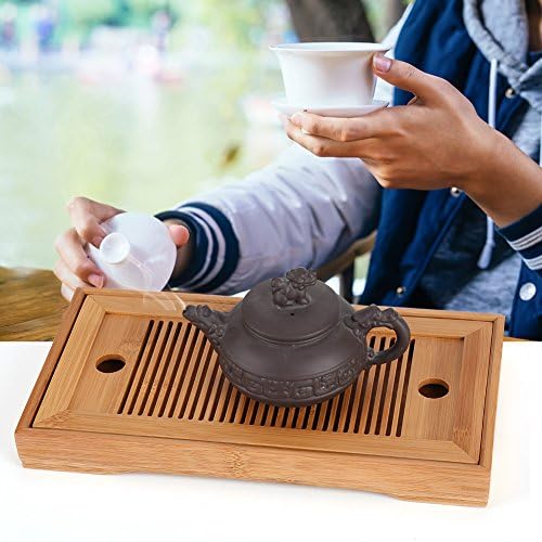 Чаен Поднос, Бамбуков Чай Тава Китайски Чай Мини-Сервировочный Масичка Gongfu за чайната Домашен Офис
