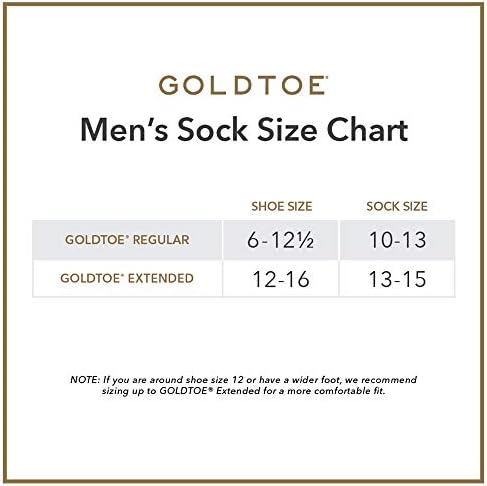 Мъжки спортни Чорапи GOLDTOE 656S от памук Crew, Няколко Двойки
