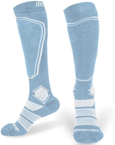 ски чорапи devembr от мериносова вълна за мъже и жени, високо-производителни чорапи за сноуборд, 5-12, идеални за зимни