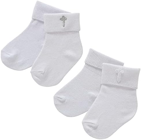 Boulfi/Обувки за новородени момчета за Кръщение, комплект обувки и чорапи за кръщение