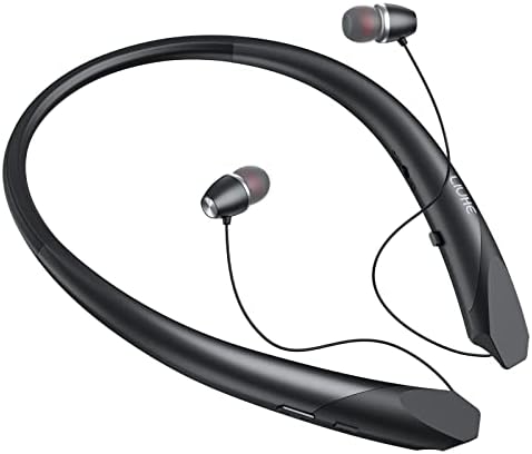 NVOPERANG Bluetooth Слушалки с шейным ръб, Безжична Bluetooth слушалка с Разтегателен слушалки CVC 8.0, Шумоподавляющие