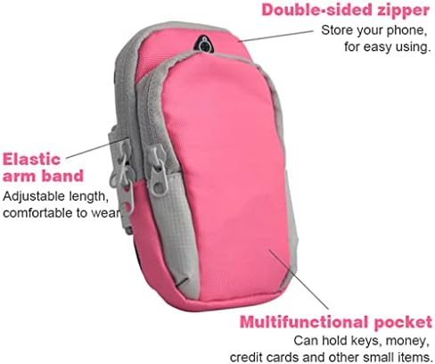 DHTDVD ленти Универсална Спортна чанта за мобилен телефон за джогинг, чанта за мобилен телефон, чанта за улицата, спортна чанта за ръце (Цвят: синьо размер: 10 * 18 cm)