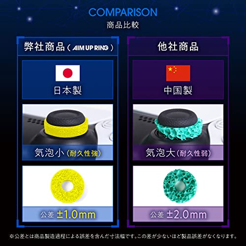 EVOgames Aim Up Ring за Joy-Con Произведено в Япония От естествен каучук FPS Точно маневреност За FPS Нормално и мек