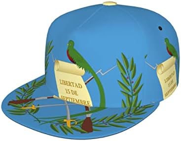 Символ на Хартата на Гватемала Унисекс С 3D Принтом Класическата бейзболна шапка възстановяване на предишното положение Плосък Bill Хип-Хоп Шапка