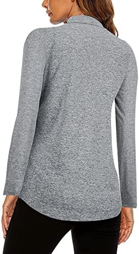 Дамски ризи Топка за голф и Тенис Koscacy Без ръкави, Спортни Блузи с цип (S-2XL)