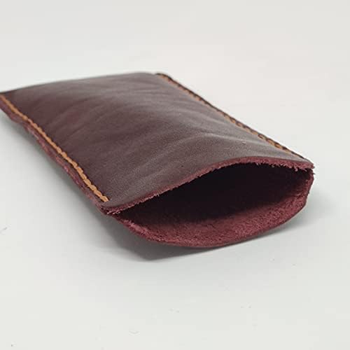 Чанта-кобур от естествена кожа за Samsung Galaxy Note9, Калъф за вашия телефон ръчна изработка от естествена кожа, Изработен