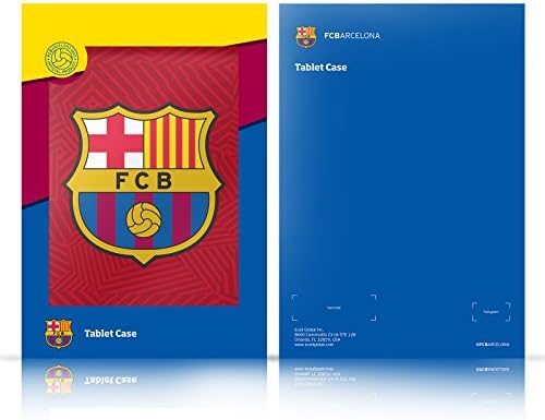 Дизайн на седалките за главата Официално лицензирани ФК Барселона при напускане 2019/20 Комплект гребени Мек Гелевый калъф е Съвместим с Apple iPad Mini (2021)