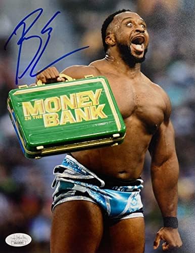 Ексклузивна снимка на WWE Big E С Автограф 8x10 JSA Authentic # 2 - Снимки Рестлинга с автограф
