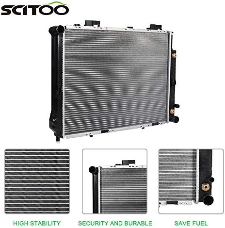 Радиатор SCITOO е Съвместим с 1998 1999 2000 2001 2002 2003 за Mercedes-Benz E320 CU2290 CU2290