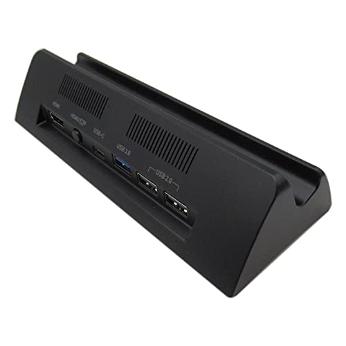 Адаптер За Зареждане на Док-станция, Съвместима с 3 USB Порта На конзолата Nintendo Switch TV Video