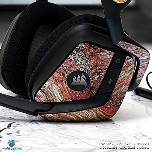 Кожата MightySkins, който е съвместим с игри слушалки Corsair Void Pro - Синьо въглеродни влакна | Защитно, здрава и уникална vinyl стикер | Лесно се нанася и е оттеглено | Произведен