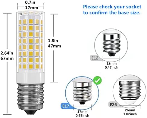 Led лампа Tenfeelit E17 с регулируема яркост - Крушка E17, еквивалентна лампочкам мощност 80 W, led лампи, Led крушки