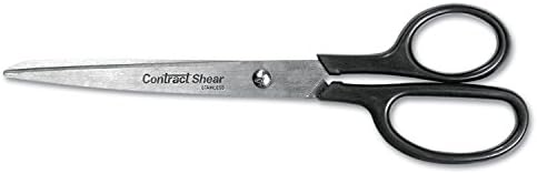 Ножици Westcott 10572 Преки Договорни, дължина 8 см, Черни