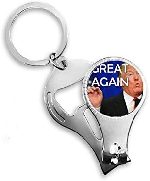 Забавен Големите Американски Президент Изображение Ножица За Нокти Халка Ключодържател Отварачка За Бутилки Машина За
