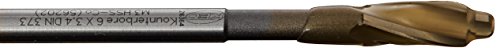 KEO 56207 Точност винт с 3 Канали от кобальтовой стомана с Щепсел, едно Парче Ръководство, Без покритие (светъл) Довършителни работи, M4 - Дребния Размер