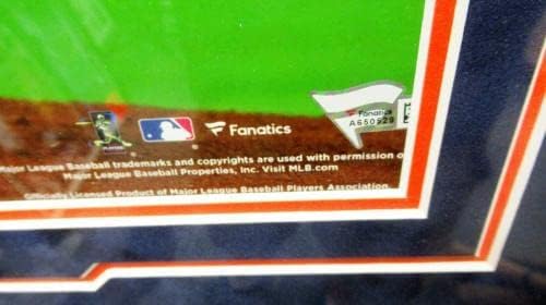 Снимка Геррита Коул В рамка с Размер 16х20 с Автограф Фанатици Хюстън Астрос - Снимки на MLB с автограф