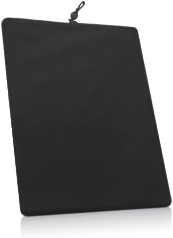 Калъф BoxWave за Chuwi HiPad LTE (Case by BoxWave) - Кадифена торбичка, Ръкав от мека велюровой плат с шнурком за чанти Chuwi HiPad LTE - Черно jet black