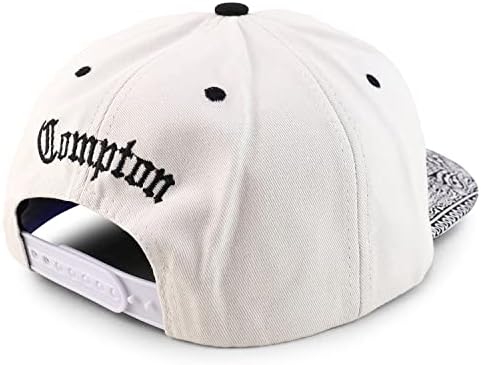 Магазин за модни дрехи Oversize XXL Староанглийская бейзболна шапка Compton с бродерия Flatbill възстановяване на предишното