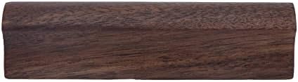 Tighall 6 БР. Дървени Прости Дръжки за чекмеджета, 2,5 Дупки В Центъра на Шкафа Извади Правоъгълни Дръжки за Монтаж от масивно Дърво, Декоративни Мебелни Сцепление за Гар