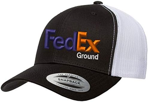 Изработена по поръчка Шапка възстановяване на предишното положение на шофьор на камион е Крива Мрежа Покрива Земята FedEx