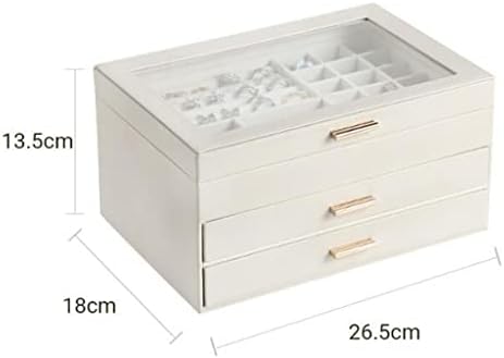 DANN Съхранение на Многослоен Кутия Ковчег за Бижута Кутия За съхранение на Бижута в Ковчег за пътуване (Цвят: D, Размер: