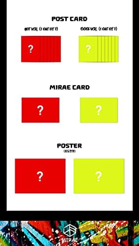 MIRAE Splash 2-ри мини-албум Готина версия на CD + 1p Плакат + Книга + 1p фотокарточка + 1p Карта Polaroid + 1p Карта
